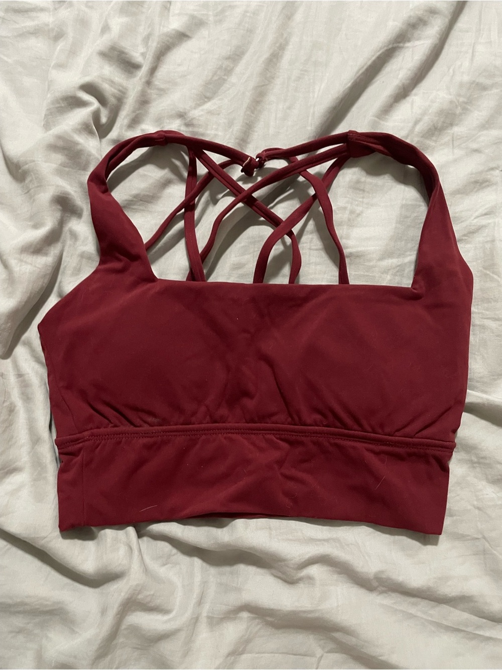 Buffbunny maroon revolution Sports Bra